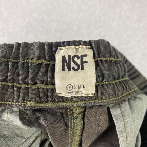 NSF Clothing Womens P/XS Camo Linen Blend High Rise Jogger Pant - Picture 7 of 8